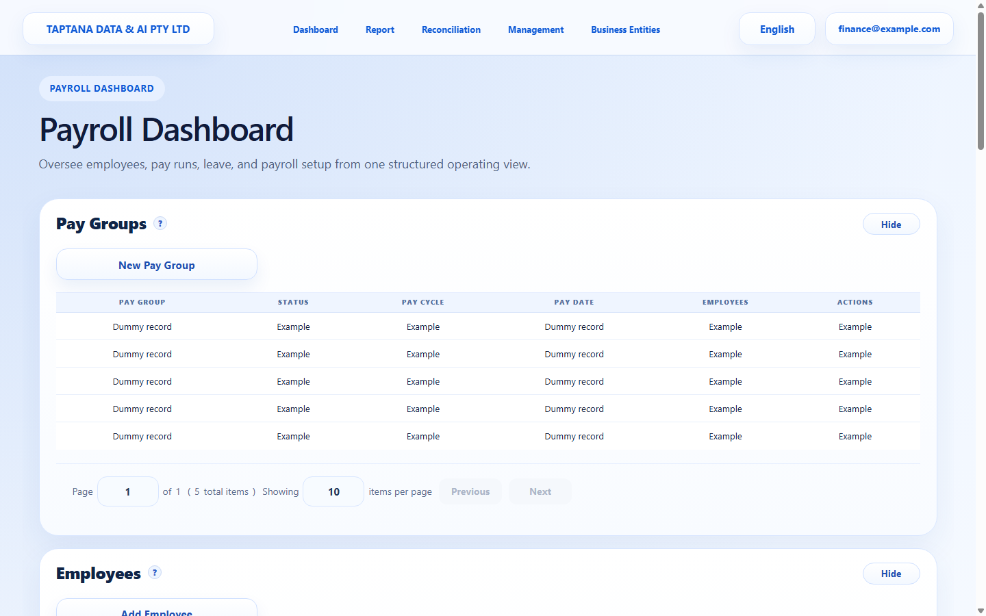 Open Leave screenshot